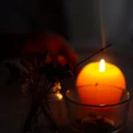 incienso y vela