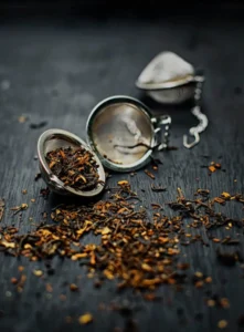 hojas de té