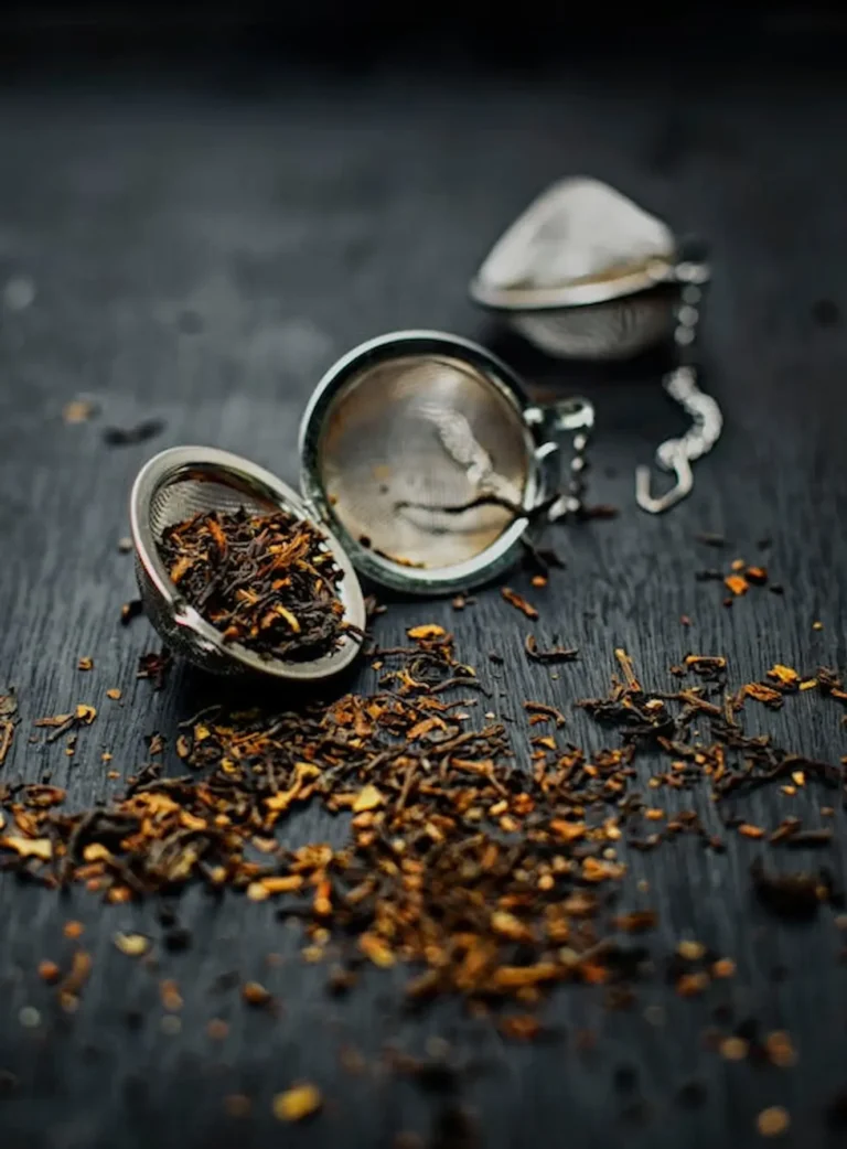 hojas de té