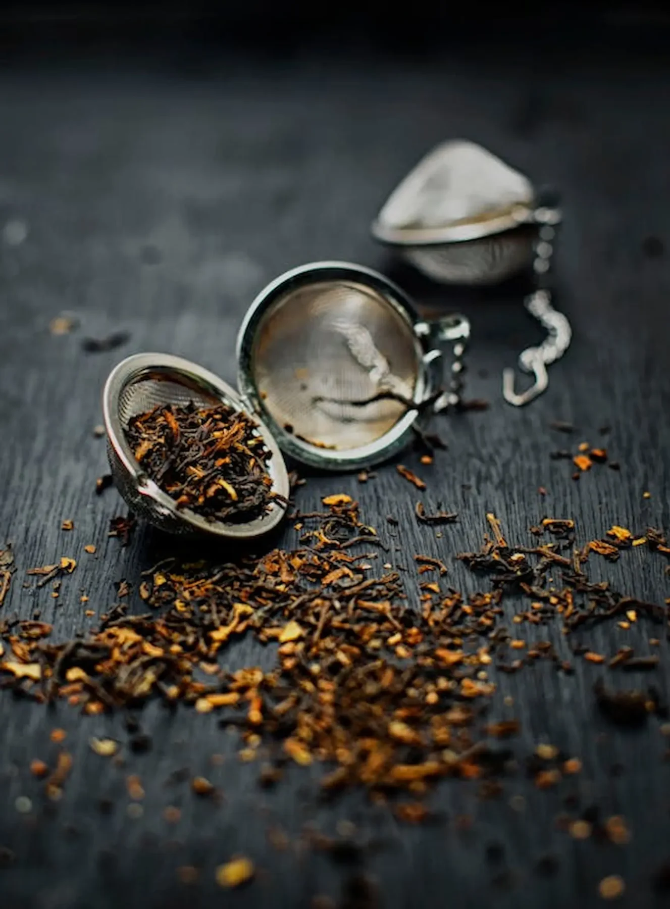 hojas de té