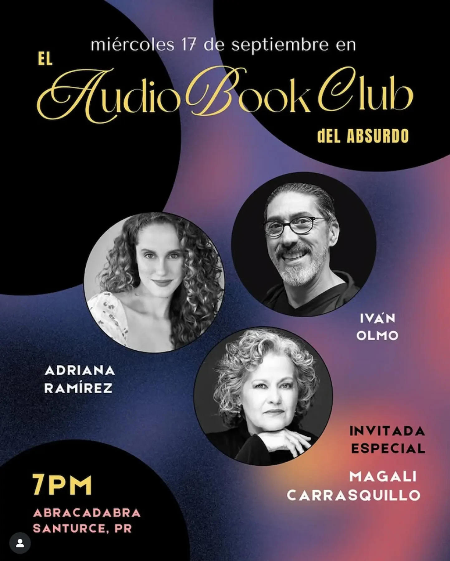 Afiche del evento 𝑬𝒍 𝑨𝒖𝒅𝒊𝒐𝑩𝒐𝒐𝒌𝑪𝒍𝒖𝒃 (𝑬𝒍 𝑨𝑩𝑪) 𝒅𝑬𝒍 𝑨𝒃𝒔𝒖𝒓𝒅𝒐