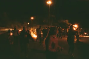 una huelga